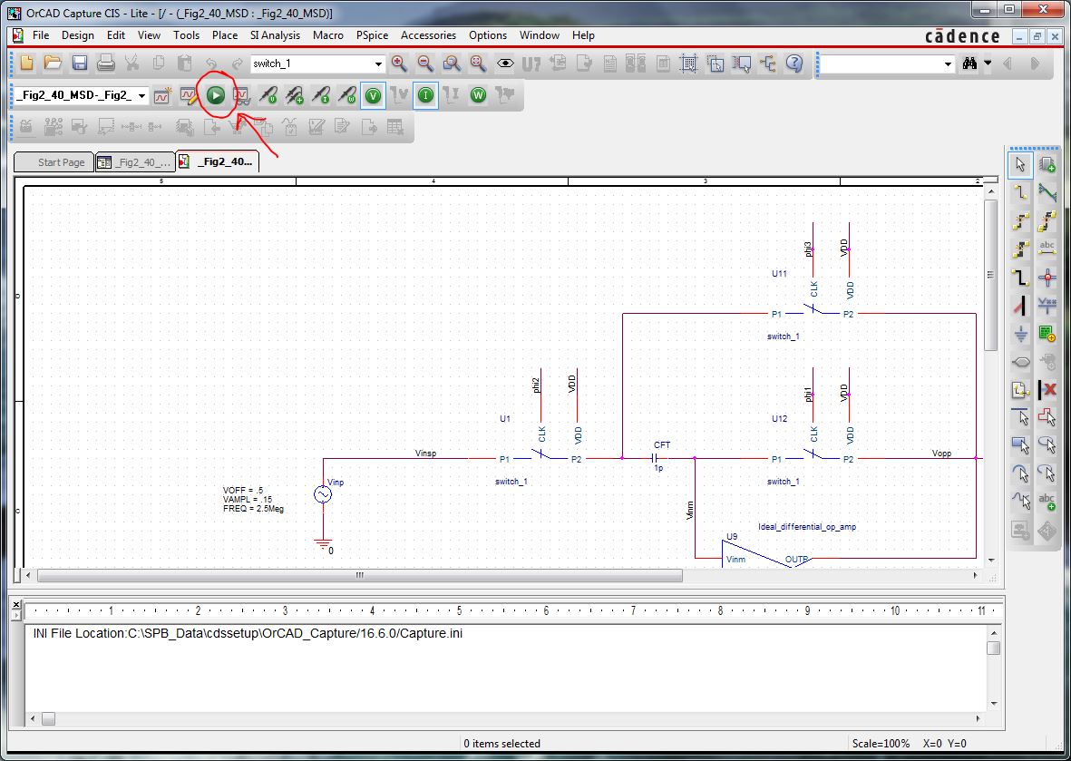 how to make a palse in pspice schematics