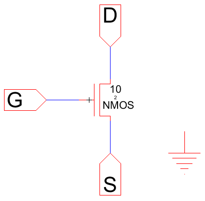 NMOS schematic