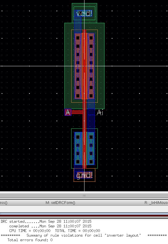 http://cmosedu.com/jbaker/courses/ee421L/f15/students/degracia/Lab5/Photos/8.%20Invertere%20Layout%20Complete%20w%20Pins.JPG