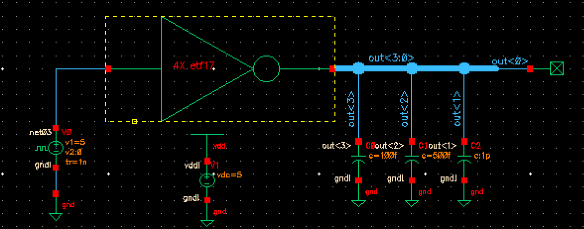 fig%204-bit%20inverter%20schematic%20simulation%20of%20effects%20from%20load%20capacitance.PNG
