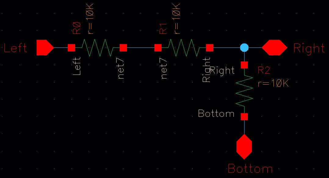 1-bit Voltage Divider Schematic