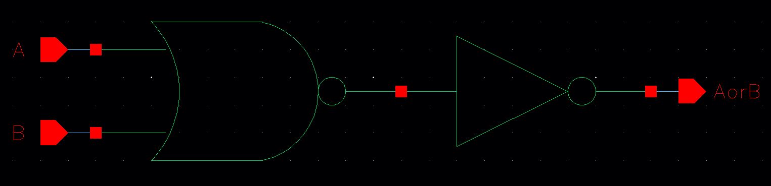 1-bit OR Schematic