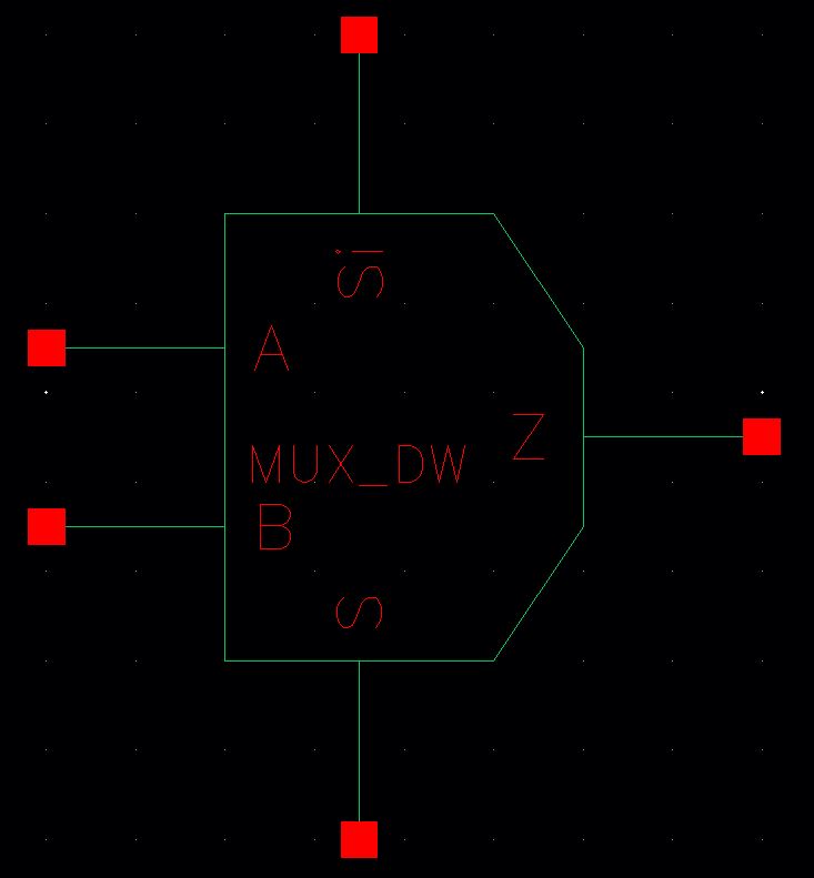 2-to-1 MUX/DEMUX Symbol