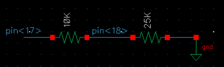 VoltageDivider Schematic