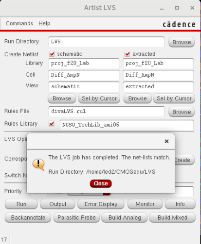 N-flavor Diff-Amp LVS