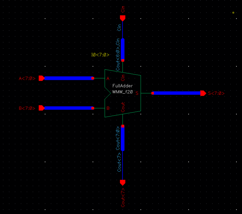 8bit adder schematic