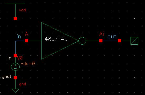 schematic of 48u/24u inverter for simulations