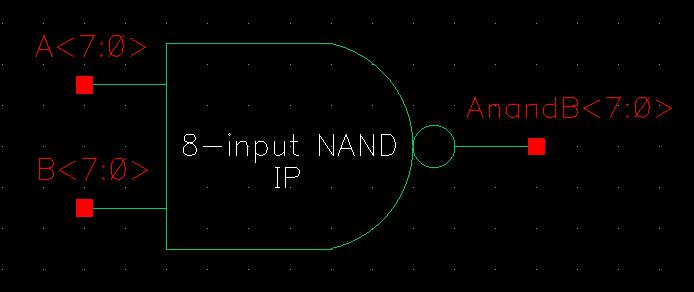 symbol for 8-input 6u/6u NAND gate