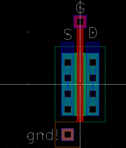 NMOS layout