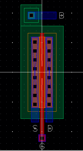 PMOS layout